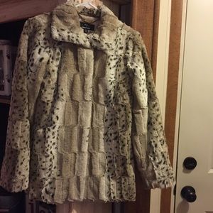 Dennis Basso Faux Fur Jacket